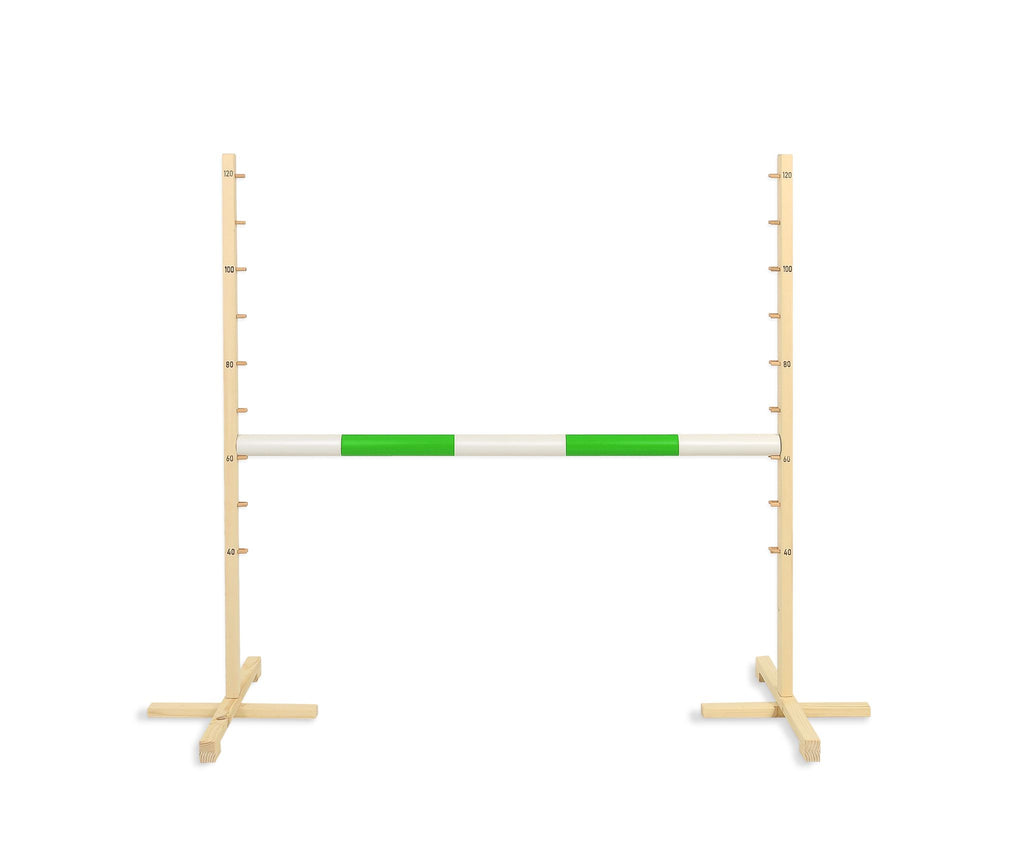 Jumping obstacle for Hobby Horse 120cm, beam green