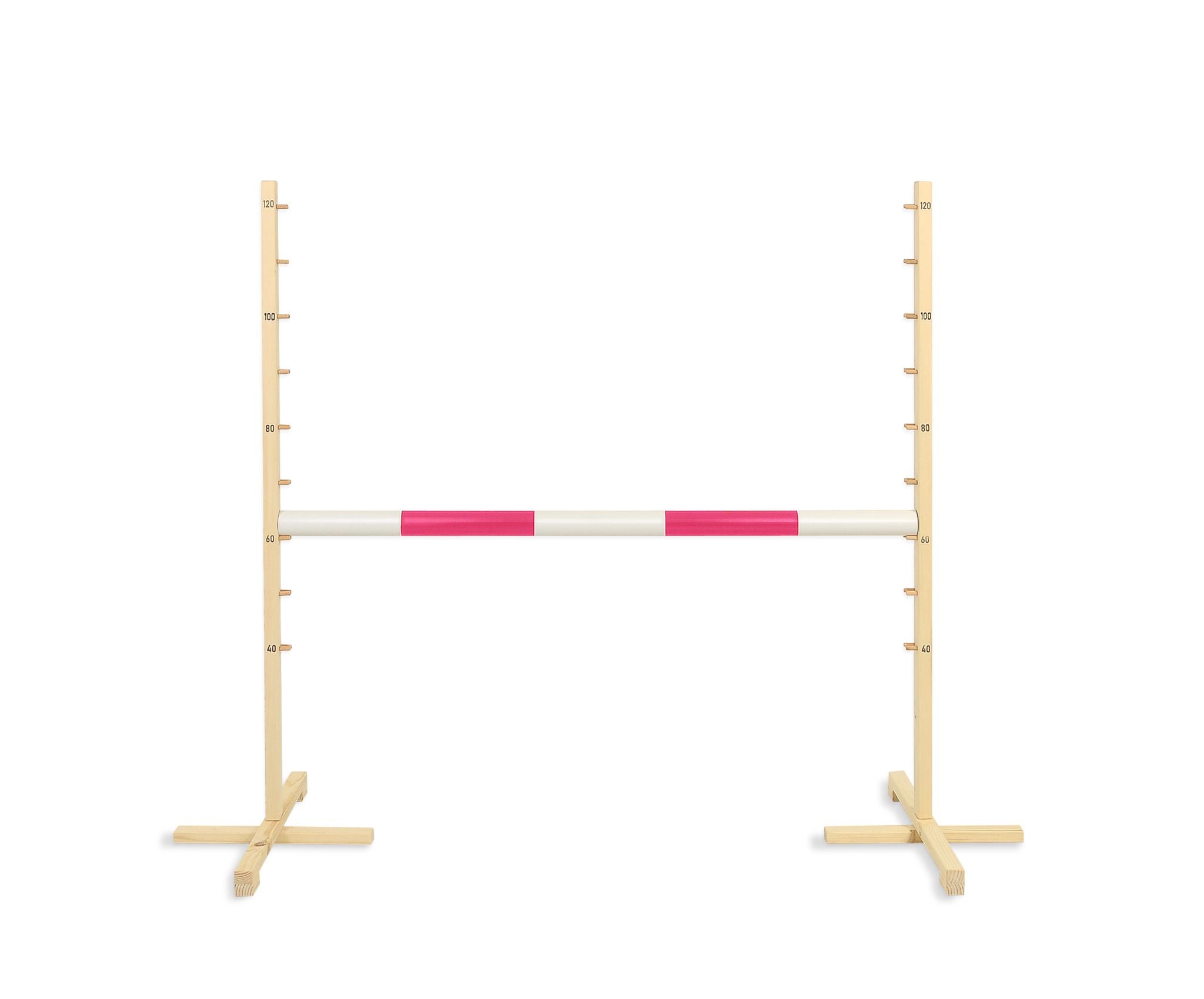 Jumping obstacle for Hobby Horse 120cm, beam pink