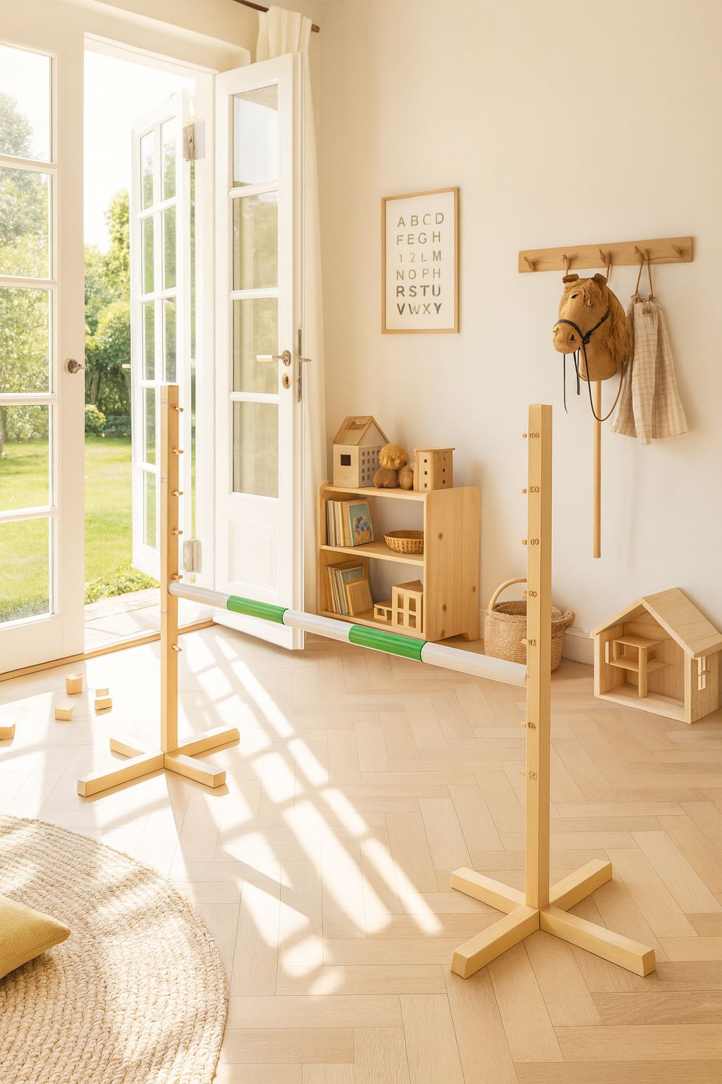 Hobby Horse jumping bar - green - 120 cm