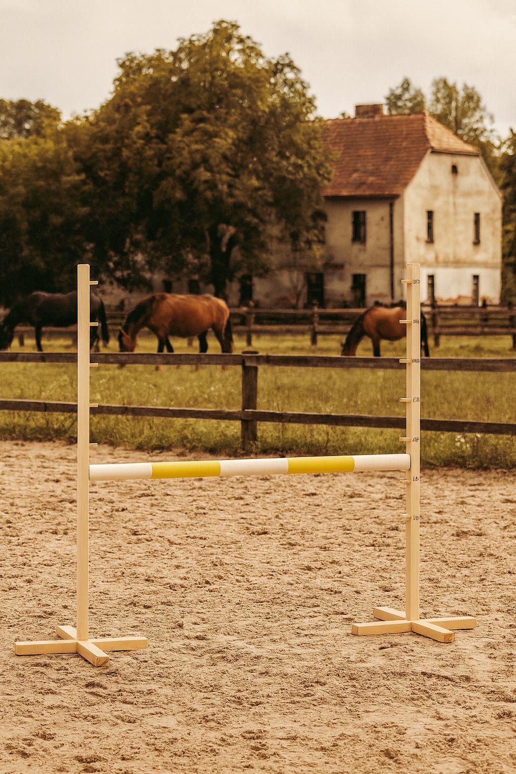 Hobby Horse jumping bar - yellow - 120 cm