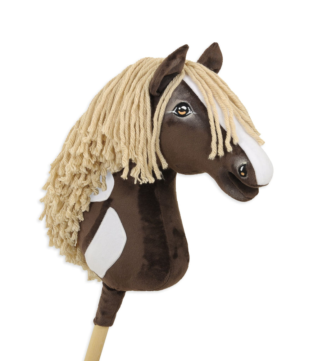 Horse on a stick Super Hobby Horse Premium - western IV dark bay horse A3