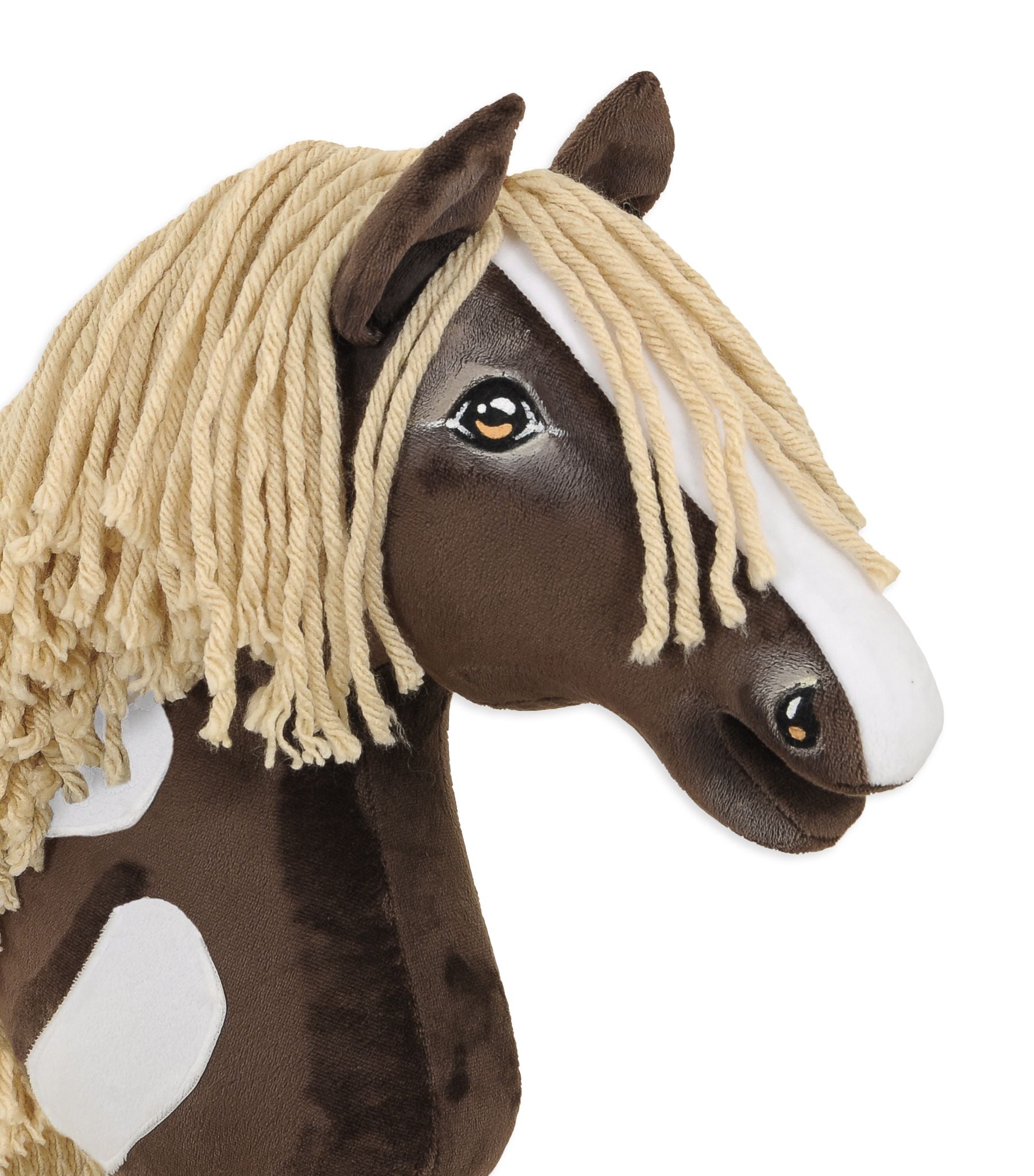 Horse on a stick Super Hobby Horse Premium - western IV dark bay horse A3