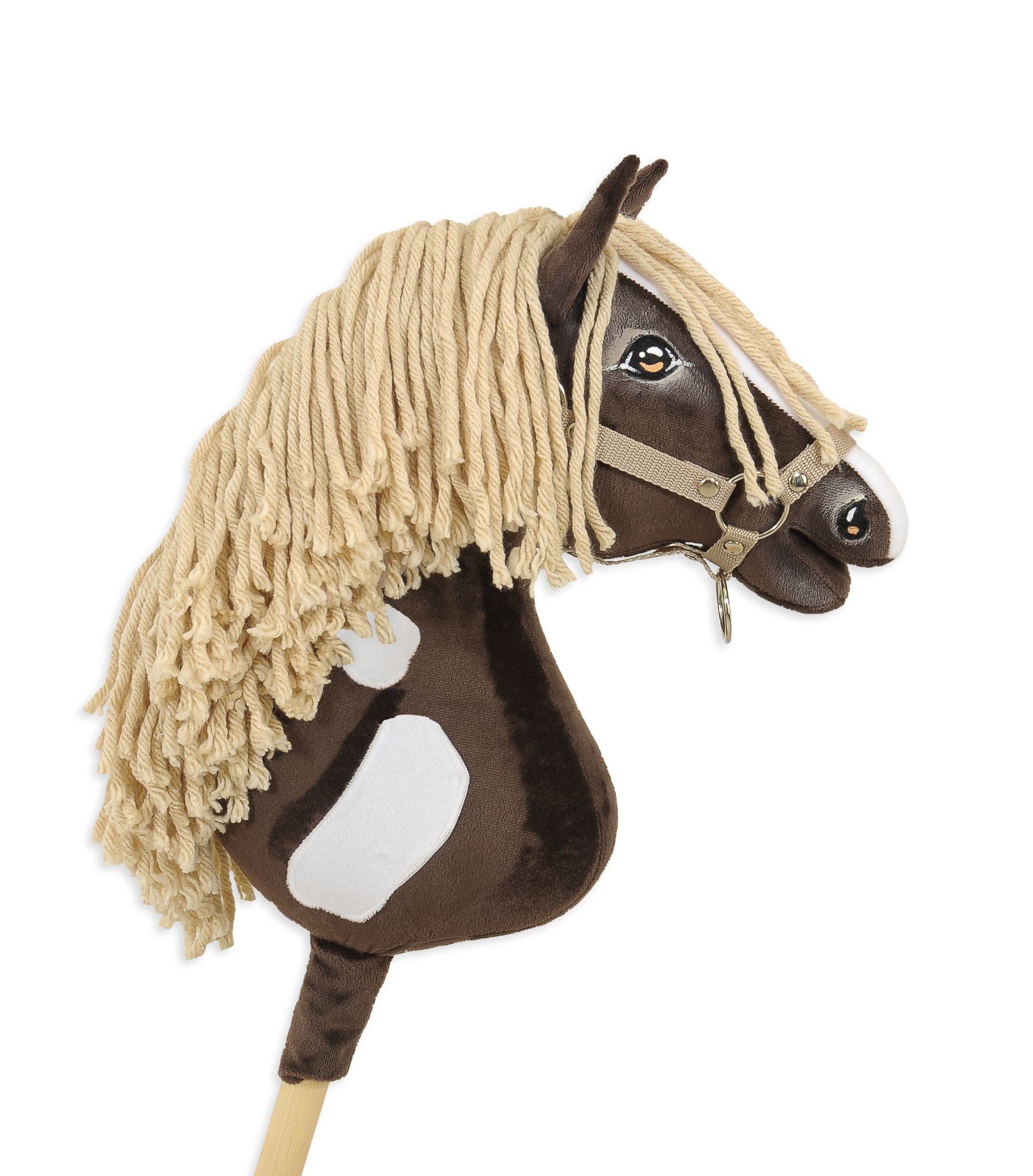 Horse on a stick Super Hobby Horse Premium - western IV dark bay horse A3