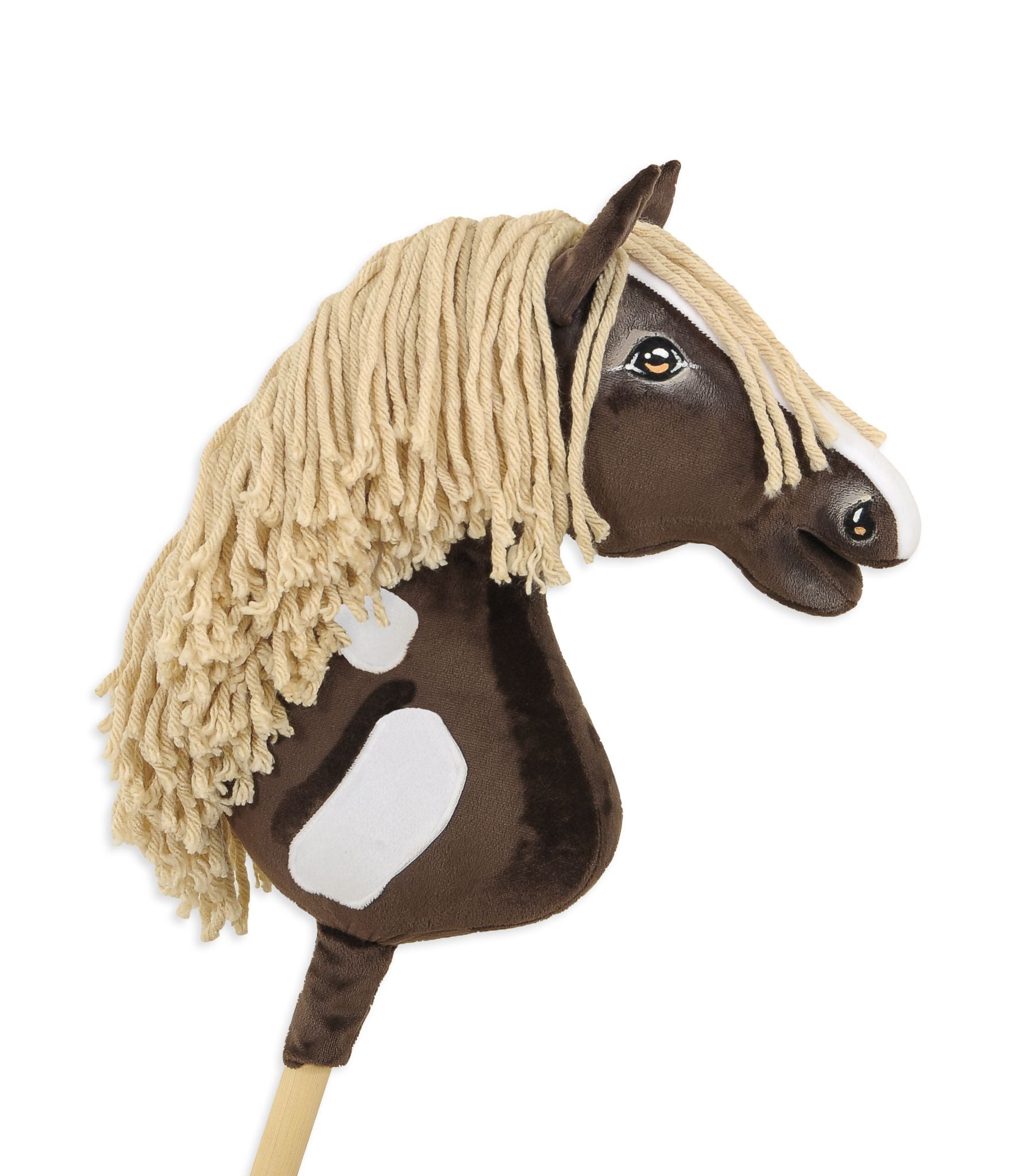 Horse on a stick Super Hobby Horse Premium - western IV dark bay horse A3