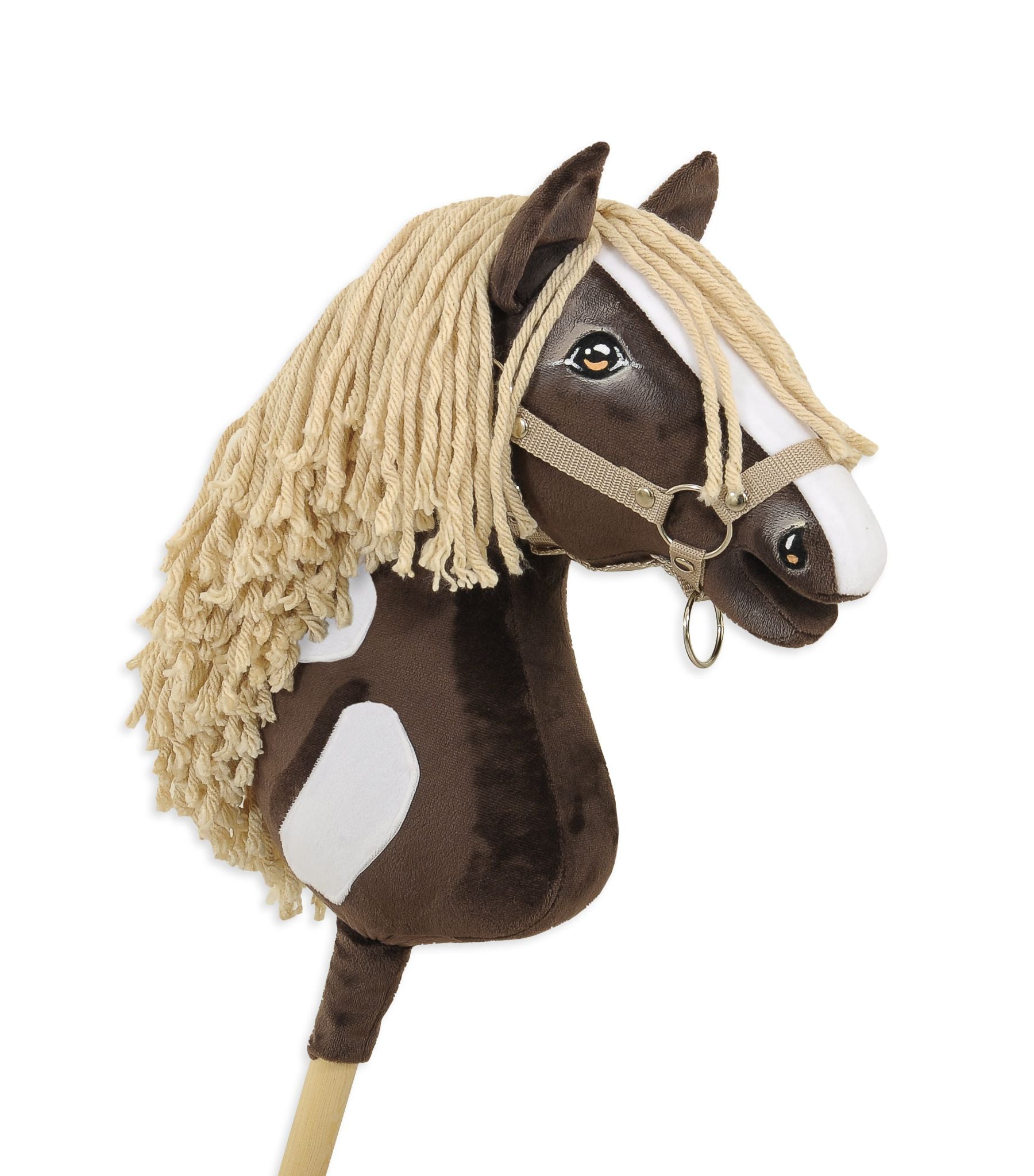 Horse on a stick Super Hobby Horse Premium - western IV dark bay horse A3