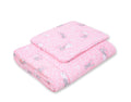 Bedding set 2-pcs 75x100cm NEWBORN - pink rabbits