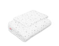 Bedding set 2-pcs 75x100cm NEWBORN - mini gray stars