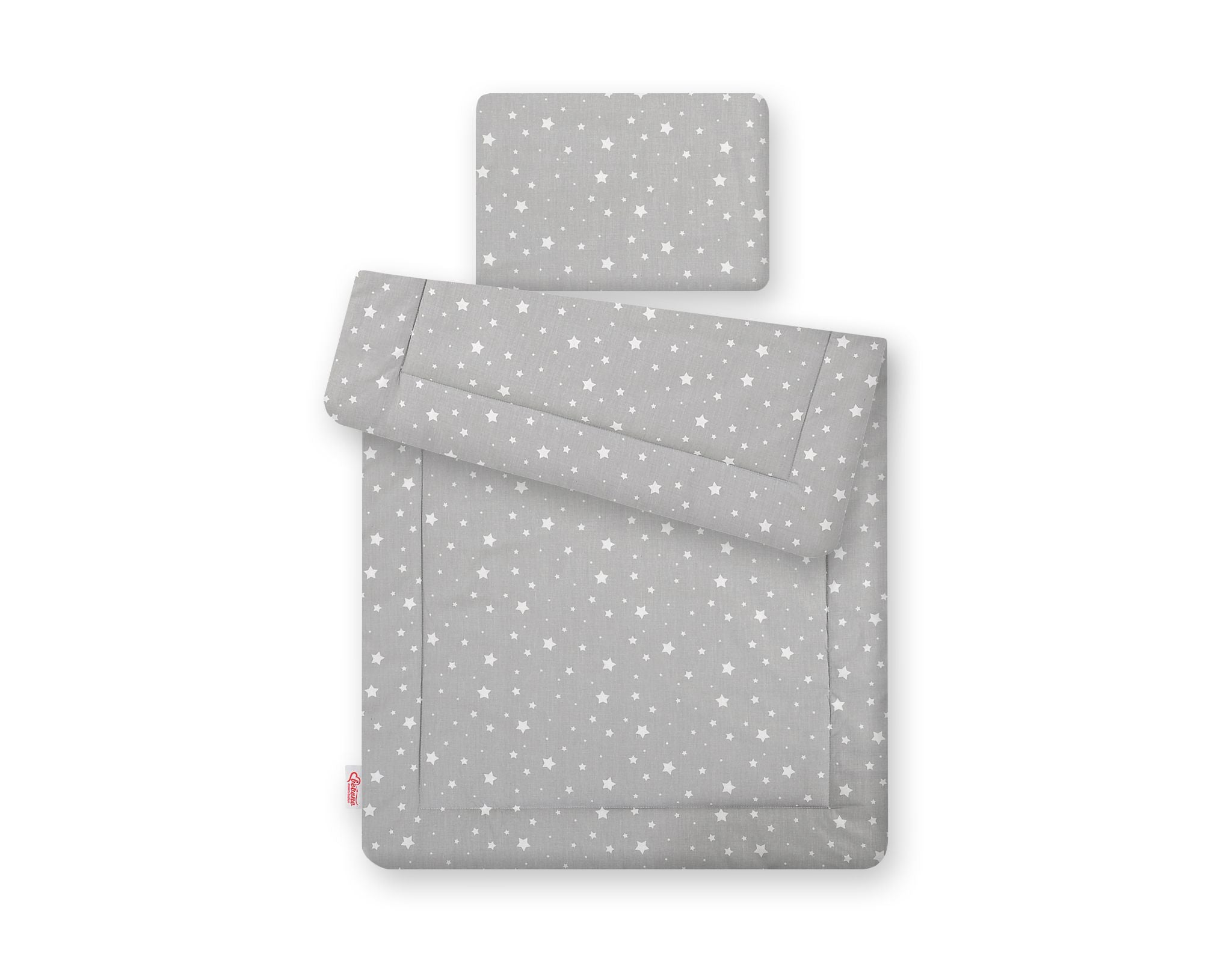 Bedding set 2-pcs 75x100cm NEWBORN - mini stars white