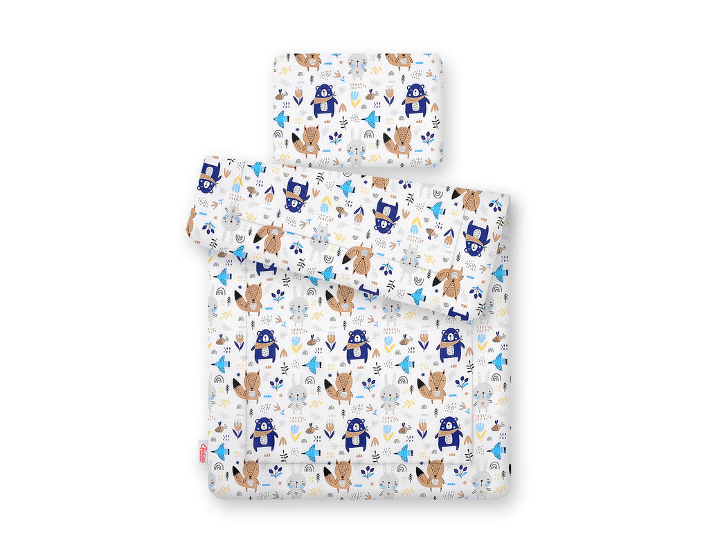 Bedding set 2-pcs 75x100cm NEWBORN- navy blue bears