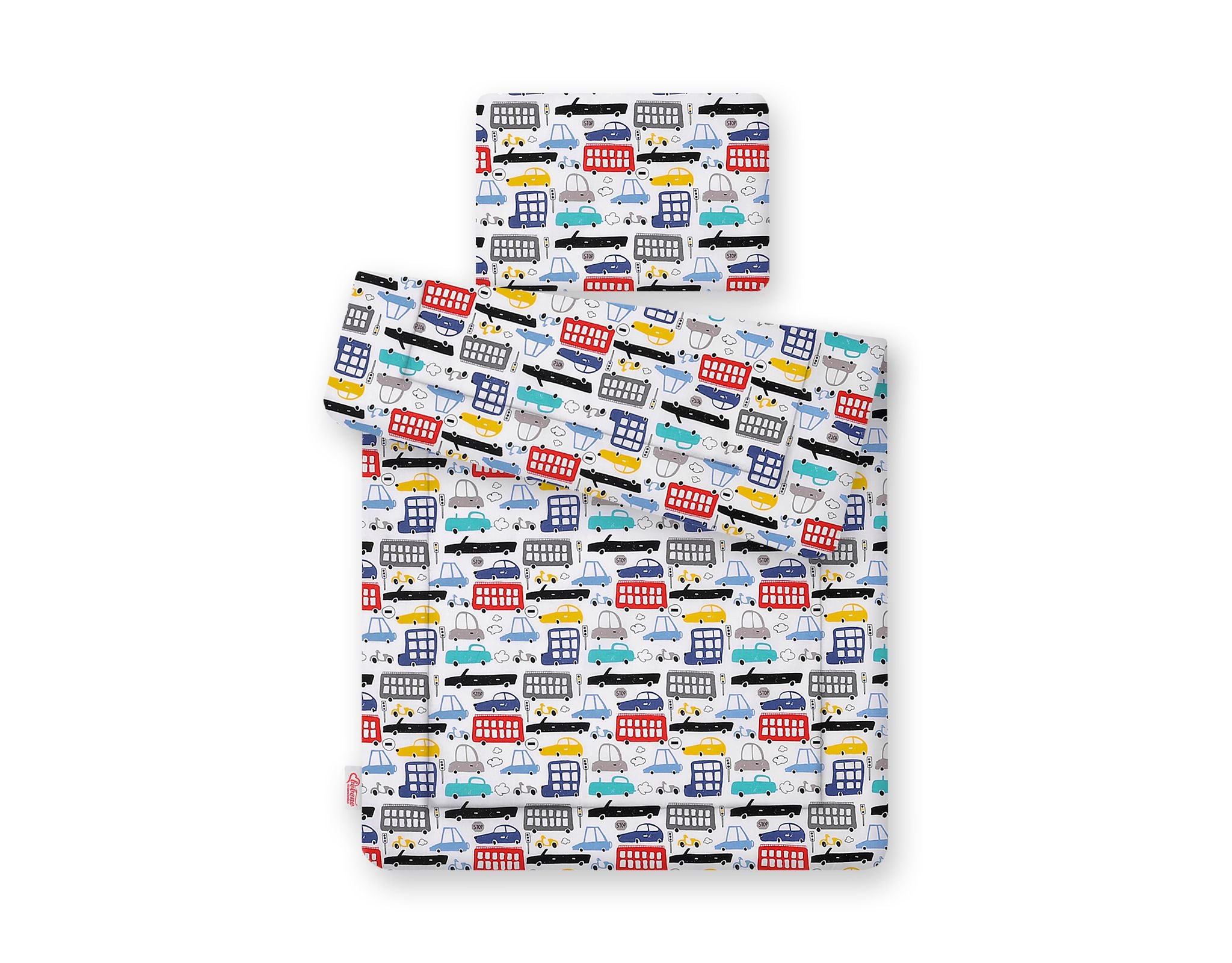 Bedding set 2-pcs 75x100cm NEWBORN- colorful cars