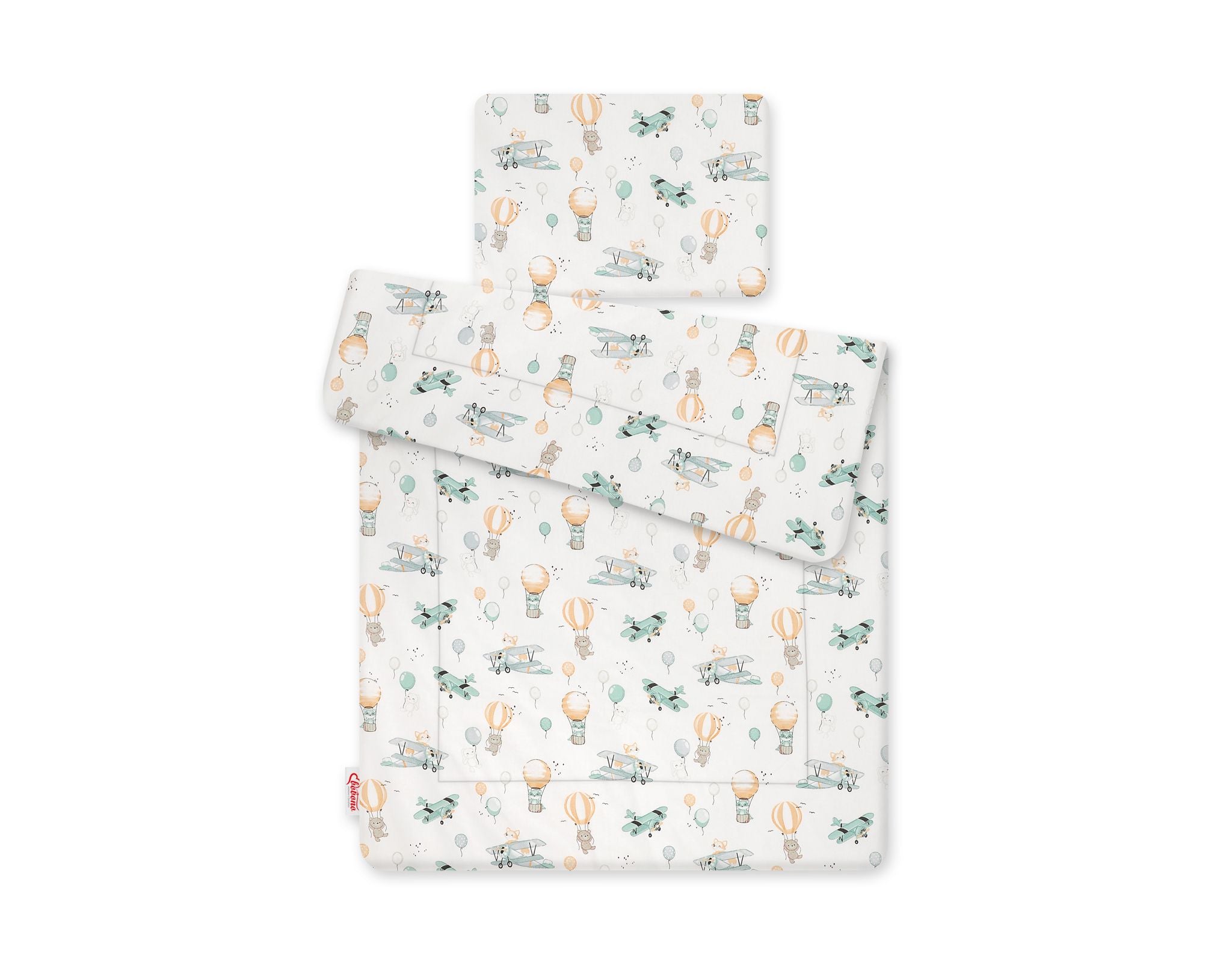 Bedding set 2-pcs 75x100cm NEWBORN - sky adventure
