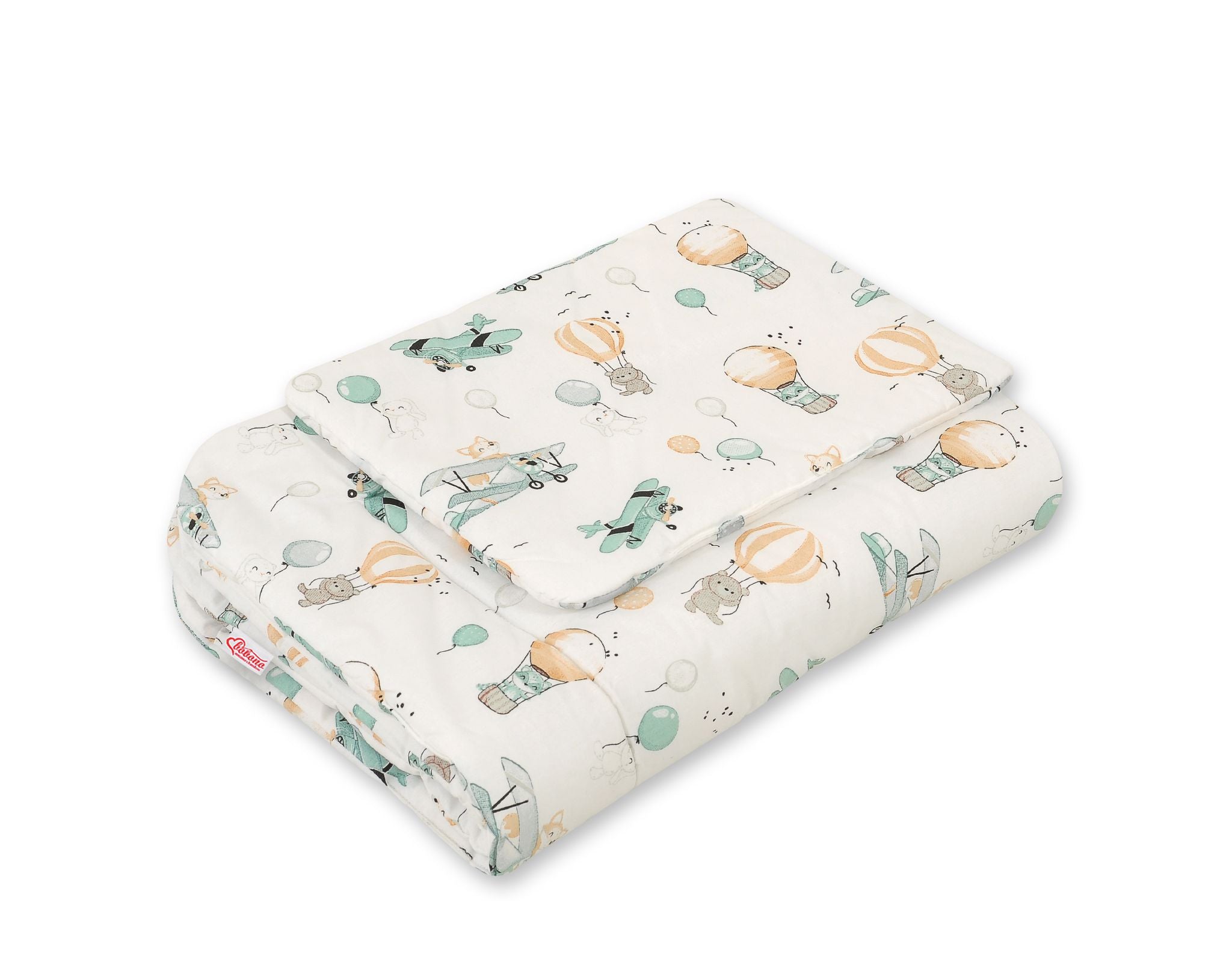 Bedding set 2-pcs 75x100cm NEWBORN - sky adventure