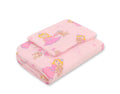 Bedding set 2-pcs 75x100cm NEWBORN - pink Princess