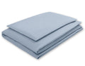 Cotton children's bedding set, 2 pieces, pillowcase 60x40 cm and duvet cover 120x90 cm - pastel blue