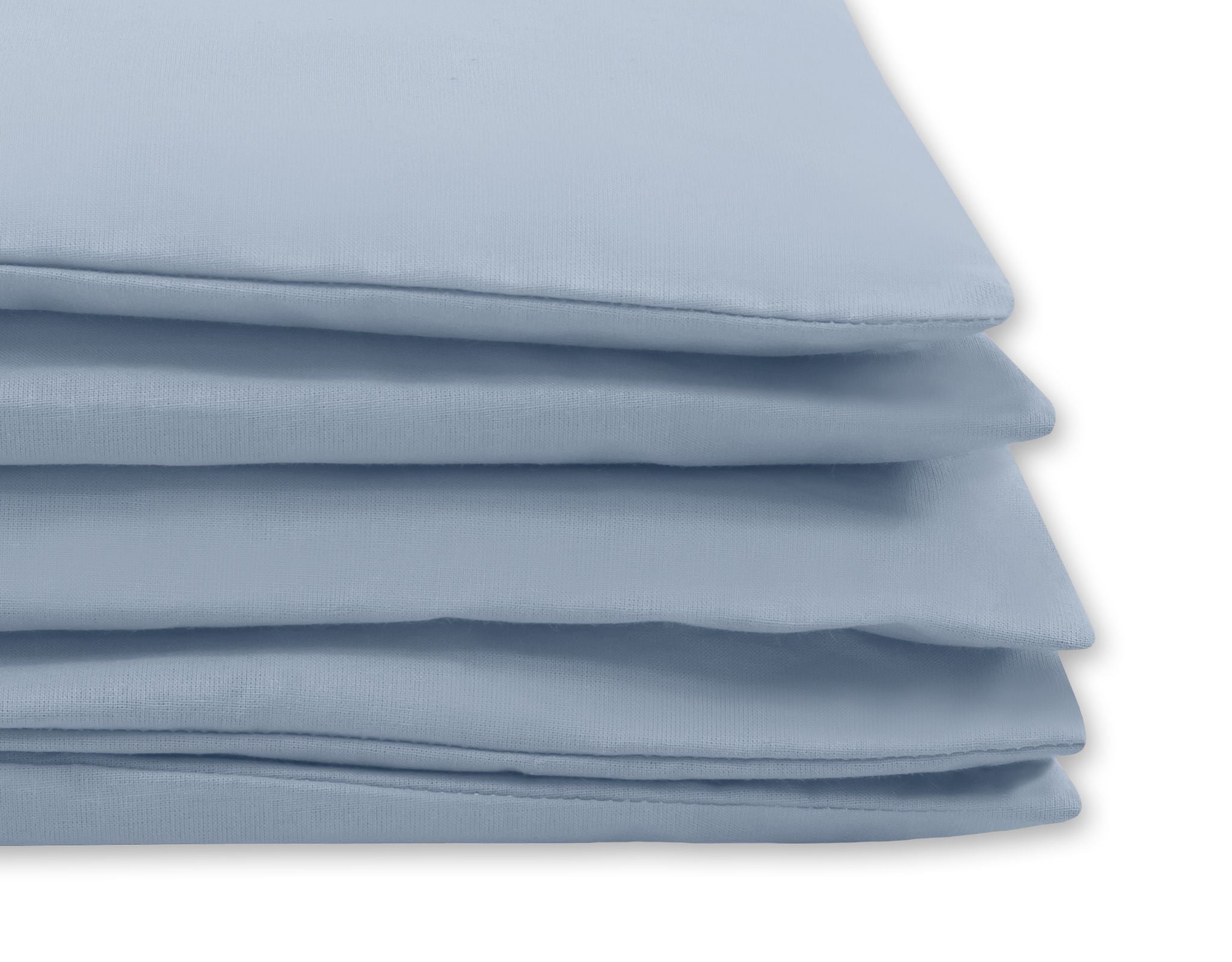 Cotton children's bedding set, 2 pieces, pillowcase 60x40 cm and duvet cover 120x90 cm - pastel blue