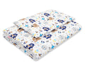 Bedding set 2-pcs with filling 135x100 cm - navy blue teddy bears