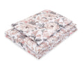 Baby cotton bedding set 2-pcs 135x100 - sepia roses