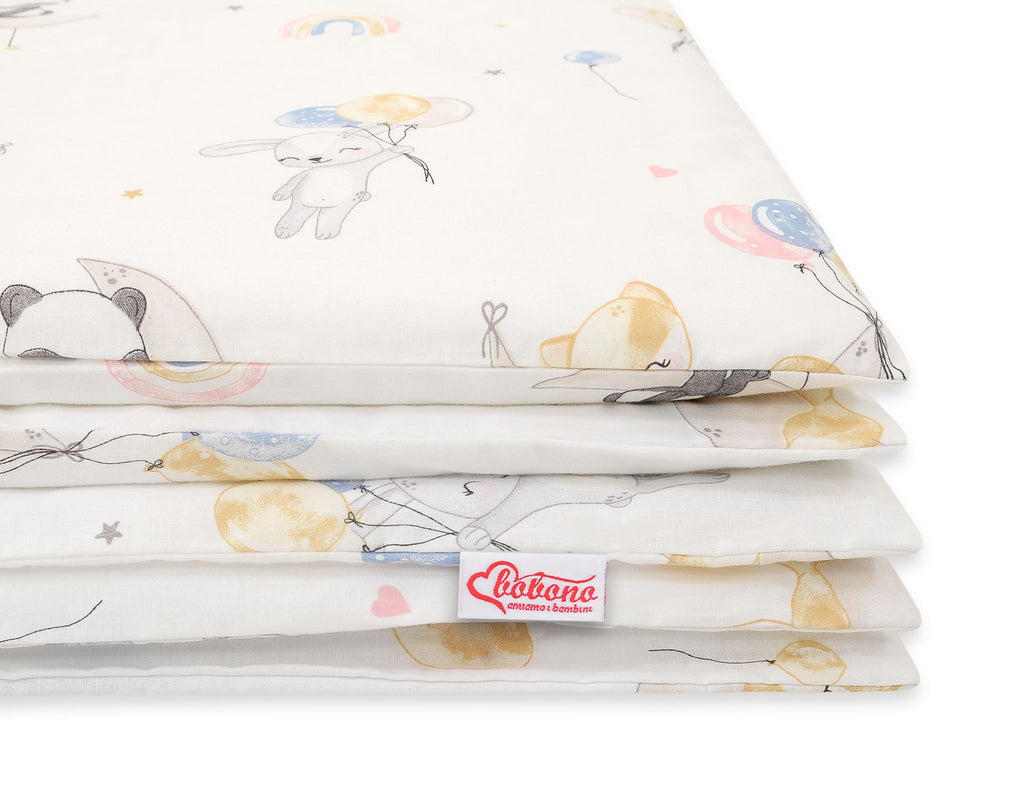 Baby cotton bedding set 2-pcs 135x100 cm - balloons