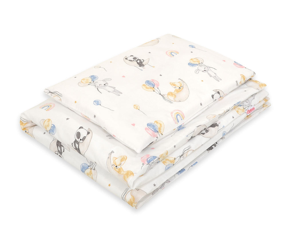 Baby cotton bedding set 2-pcs 135x100 cm - balloons
