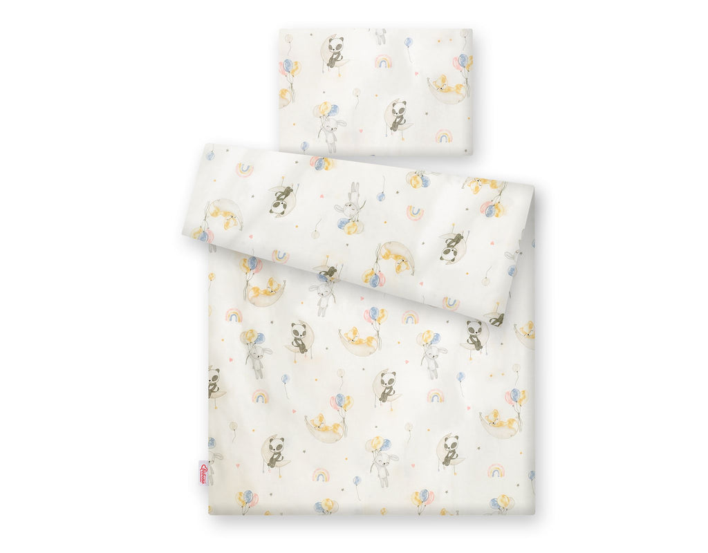 Baby cotton bedding set 2-pcs 135x100 cm - balloons