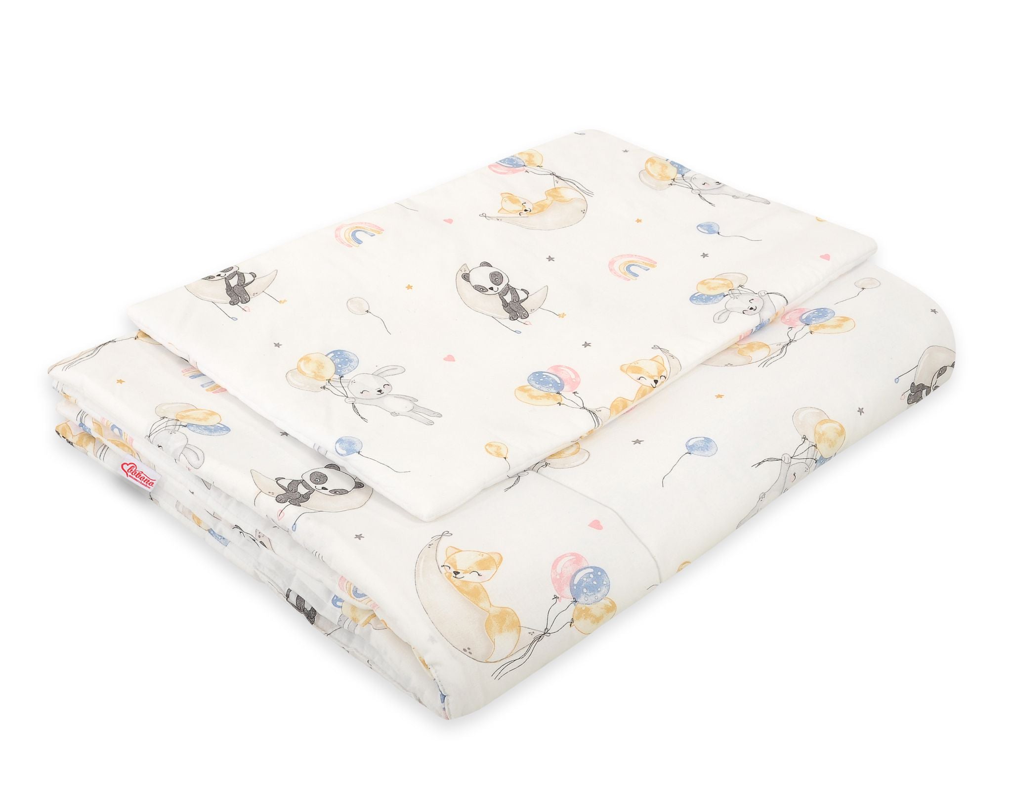 Bedding set 2-pcs with filling 135x100 cm - balloons
