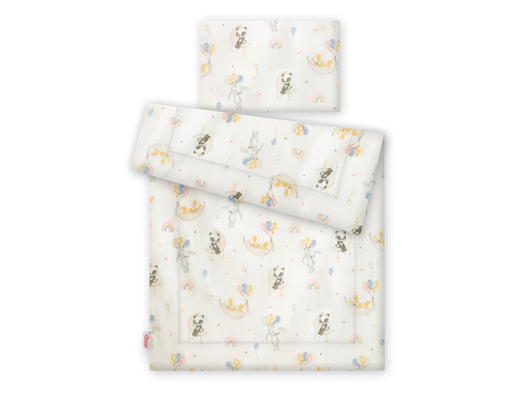 Bedding set 2-pcs with filling 135x100 cm - balloons