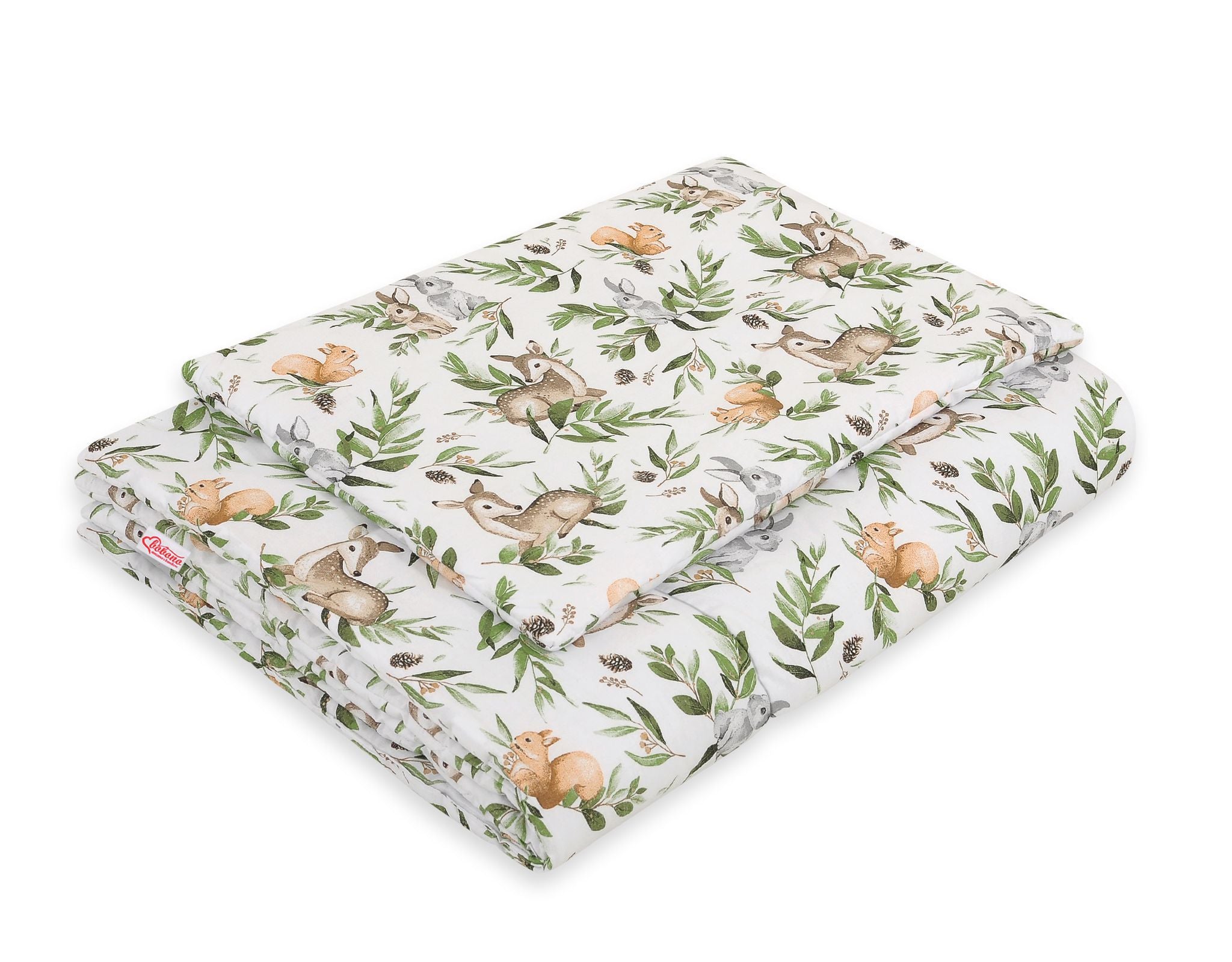 Bedding set 2-pcs with filling - woodland green