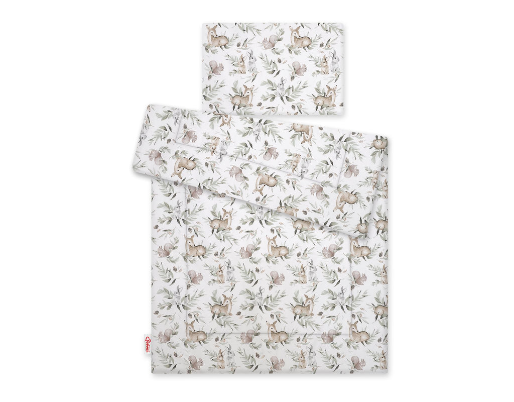 Bedding set 2-pcs with filling 135x100 cm - woodland olive