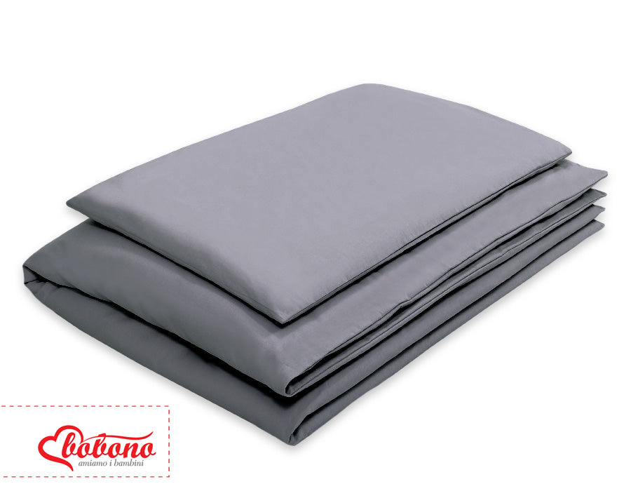 Bedding set 2-pcs- Hanging Hearts anthracite