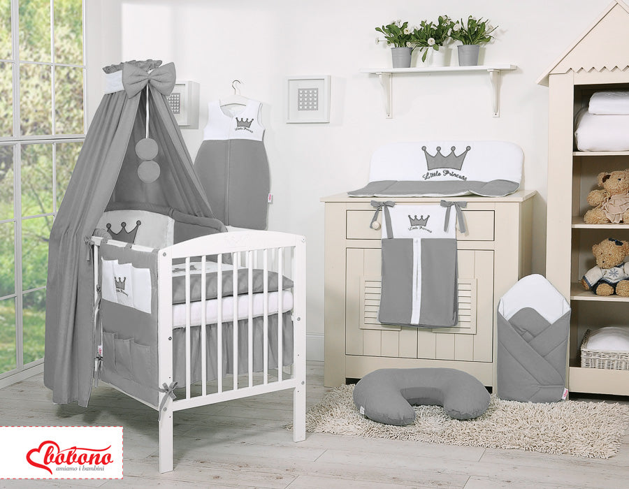 Canopy made of fabric- Little Prince/Princess anthracite