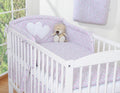 Bedding set 2-pcs 120x90 - Hanging Hearts little pink flowers