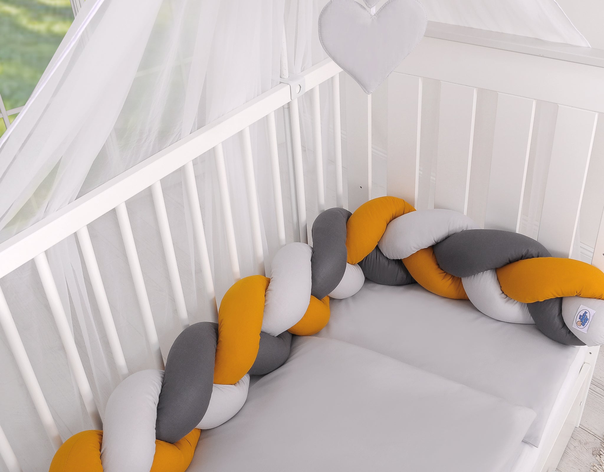 Knot bumper- gray-honey yellow-anthracite