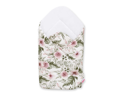 Baby nest - peony flower pink/white