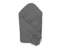 Baby nest with bow - anthracite