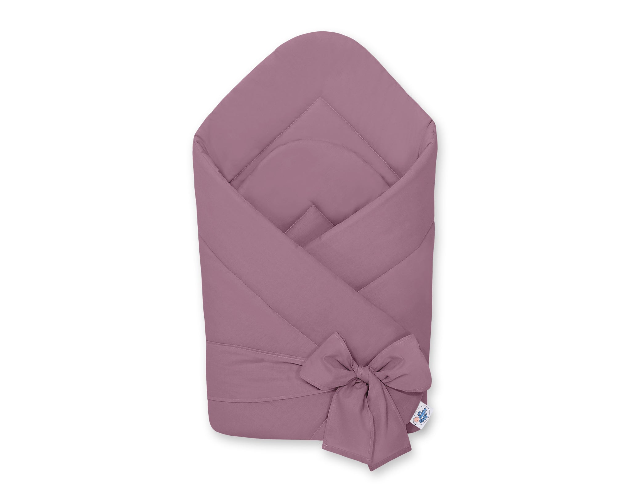 Baby nest with bow - pastel violet