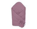 Baby nest with stiffening with bow - pastel violet