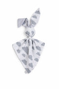 DOUDOU Soft cosy cuddly bunny blanket in cotton - Grey clouds - grey