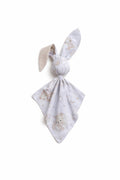 DOUDOU Soft cosy cuddly bunny blanket in cotton - Rainbow beige bear