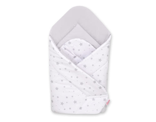 Baby nest - mini gray stars