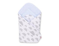 Baby nest - clouds gray/blue