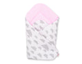 Baby nest - clouds gray/pink
