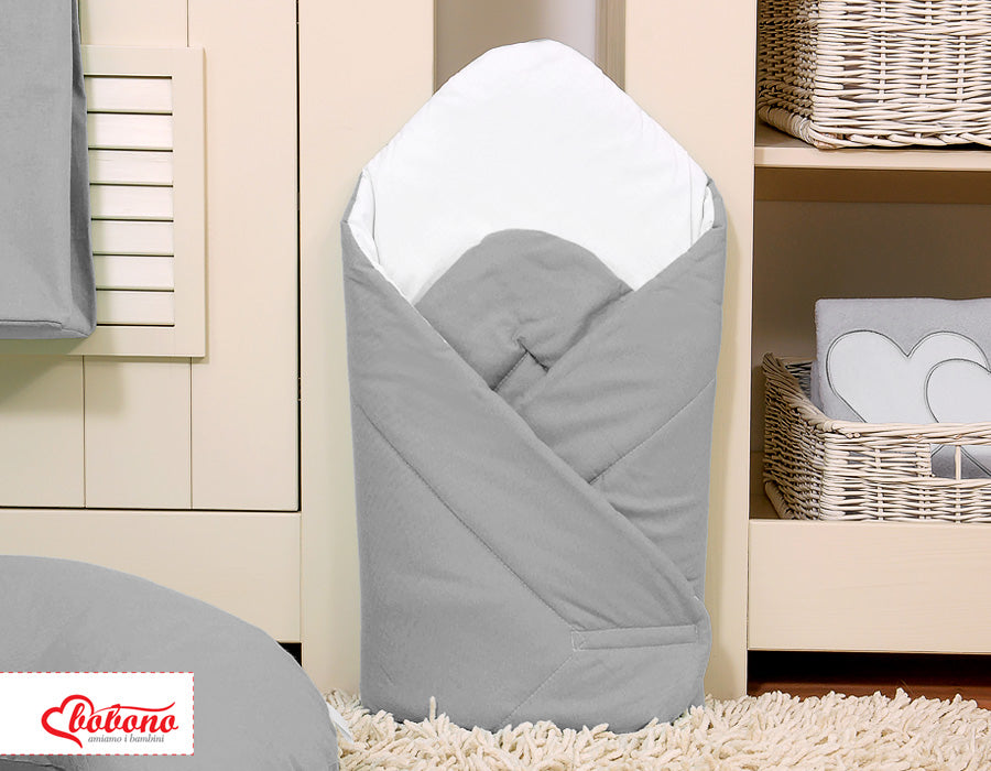 Babynest with stiffening- anthracite