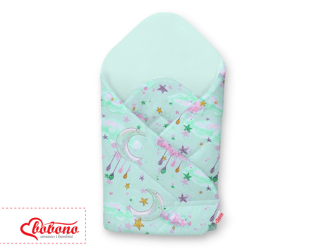 Baby nest with stiffening - moons mint
