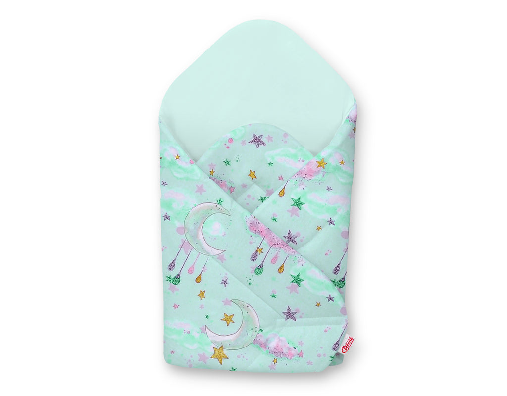Baby nest with stiffening - moons mint