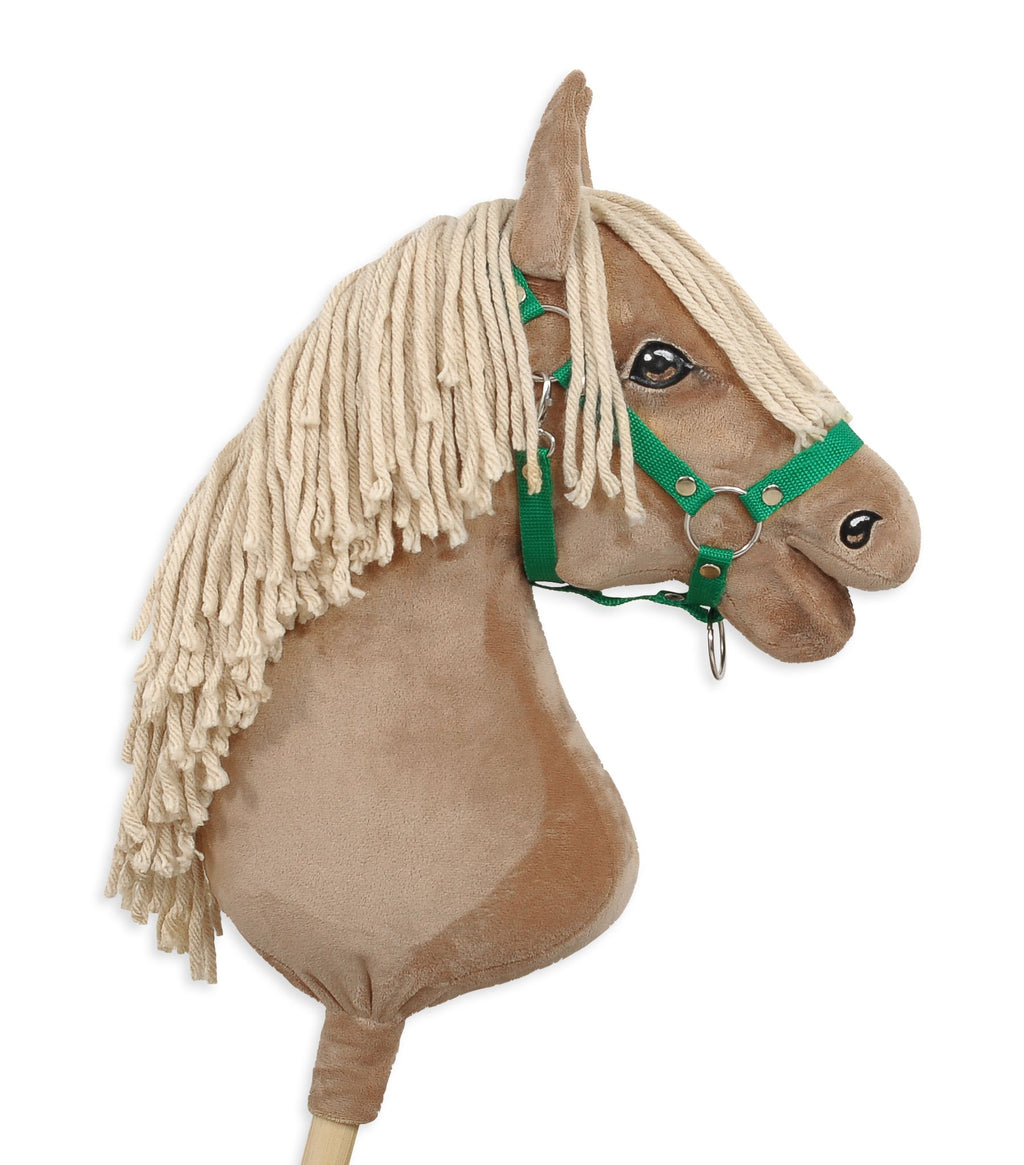 The adjustable halter for Hobby Horse A3 - green