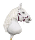 The adjustable halter for Hobby Horse A3 - plum