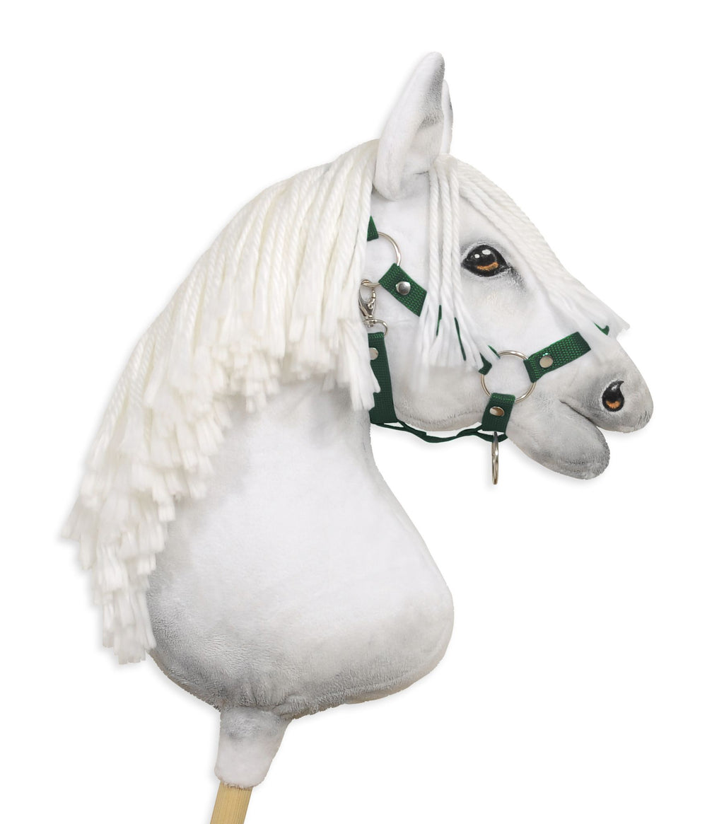The adjustable halter for Hobby Horse A3 - bottle green