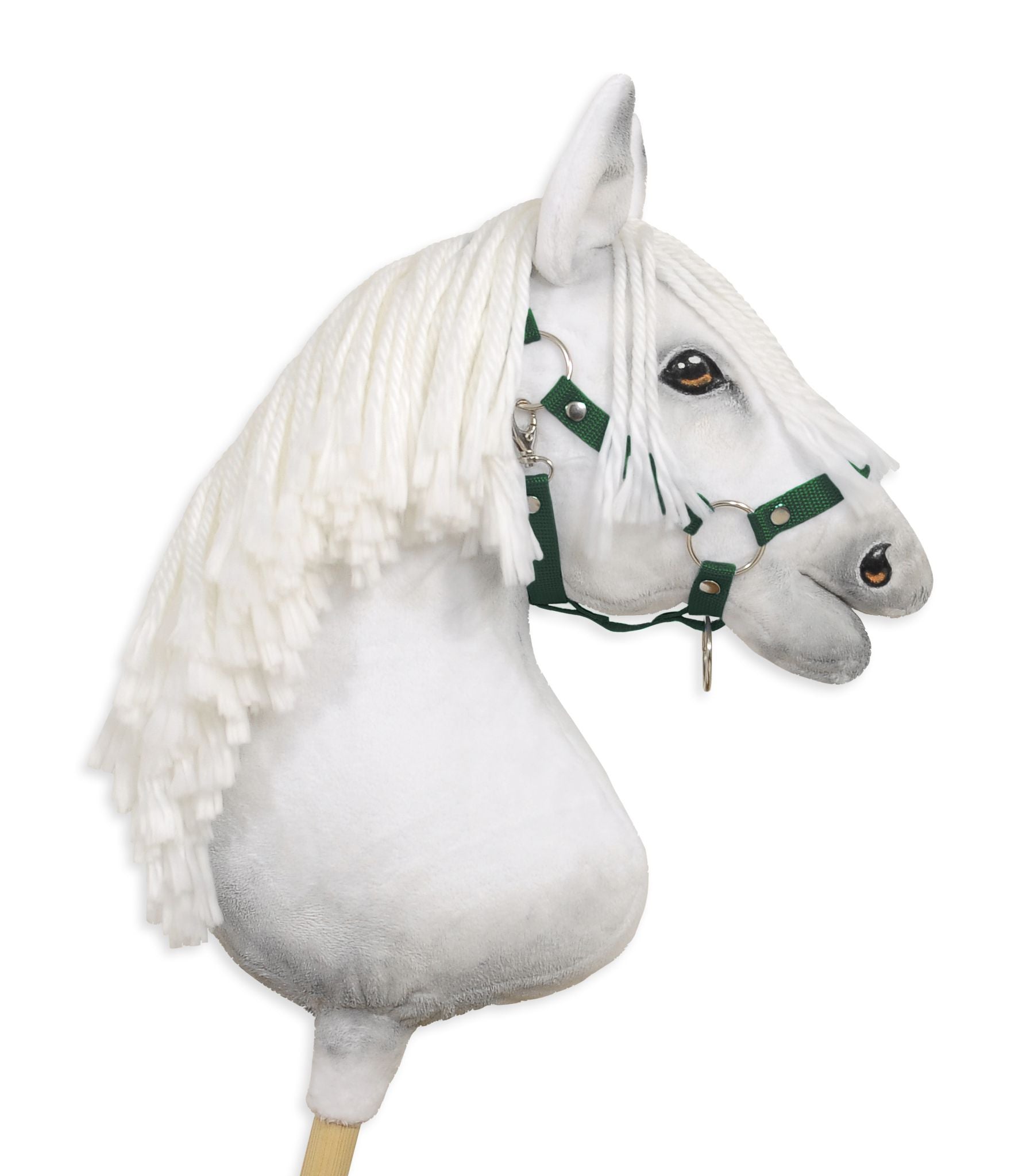 The adjustable halter for Hobby Horse A3 - bottle green