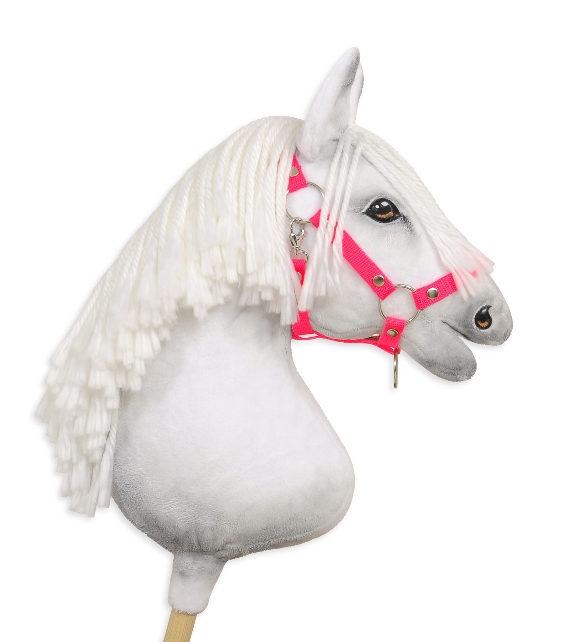 The adjustable halter for Hobby Horse A3 - neon pink