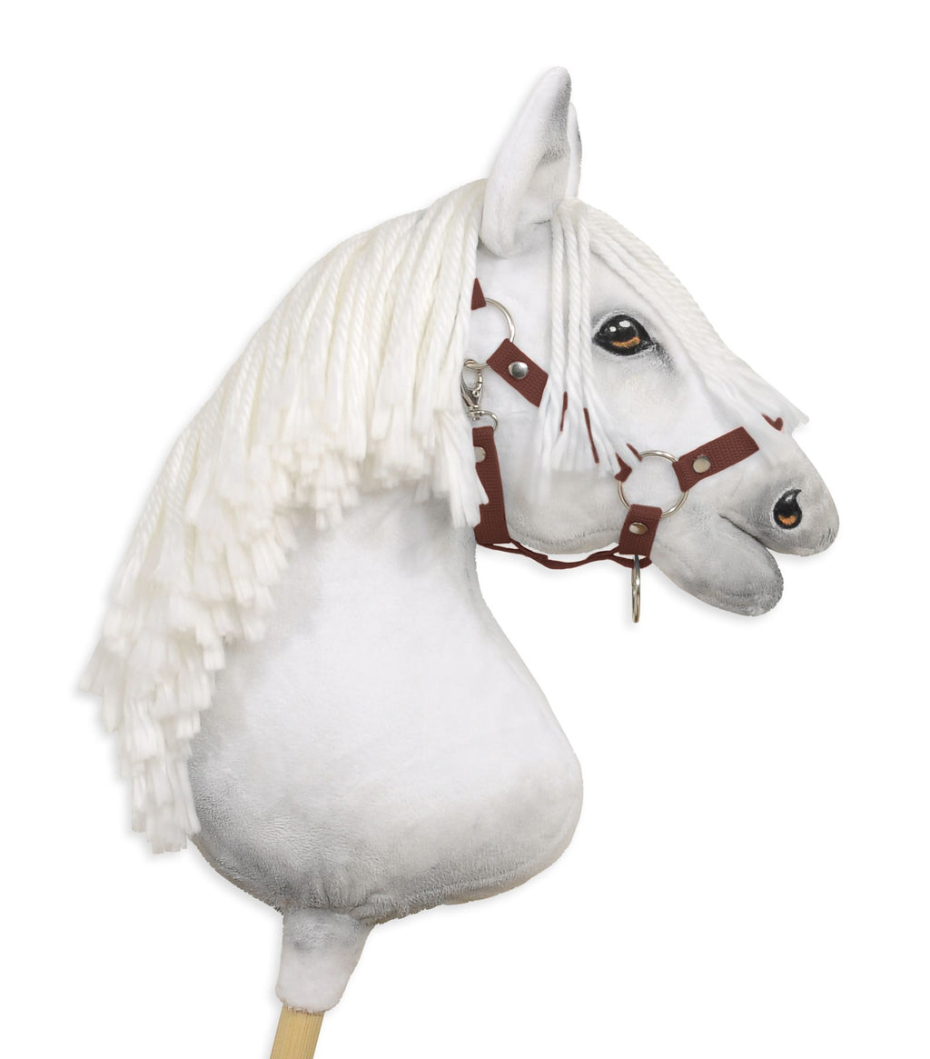 The adjustable halter for Hobby Horse A3 - brown